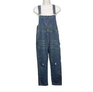 Denim Overalls, jeans, size XL (run small), Vintage